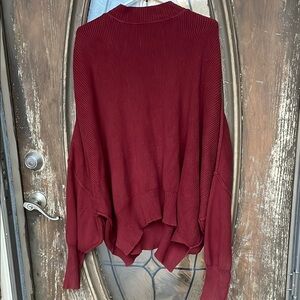 Impressions oversized inside out sweater! XL